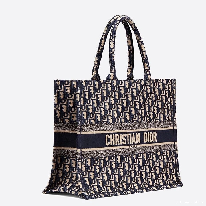 Cheap Motif Blue Tote Oblique Canvas Dior Book 0707 Luxury